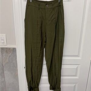 Ankle Length Cuffed Pants
